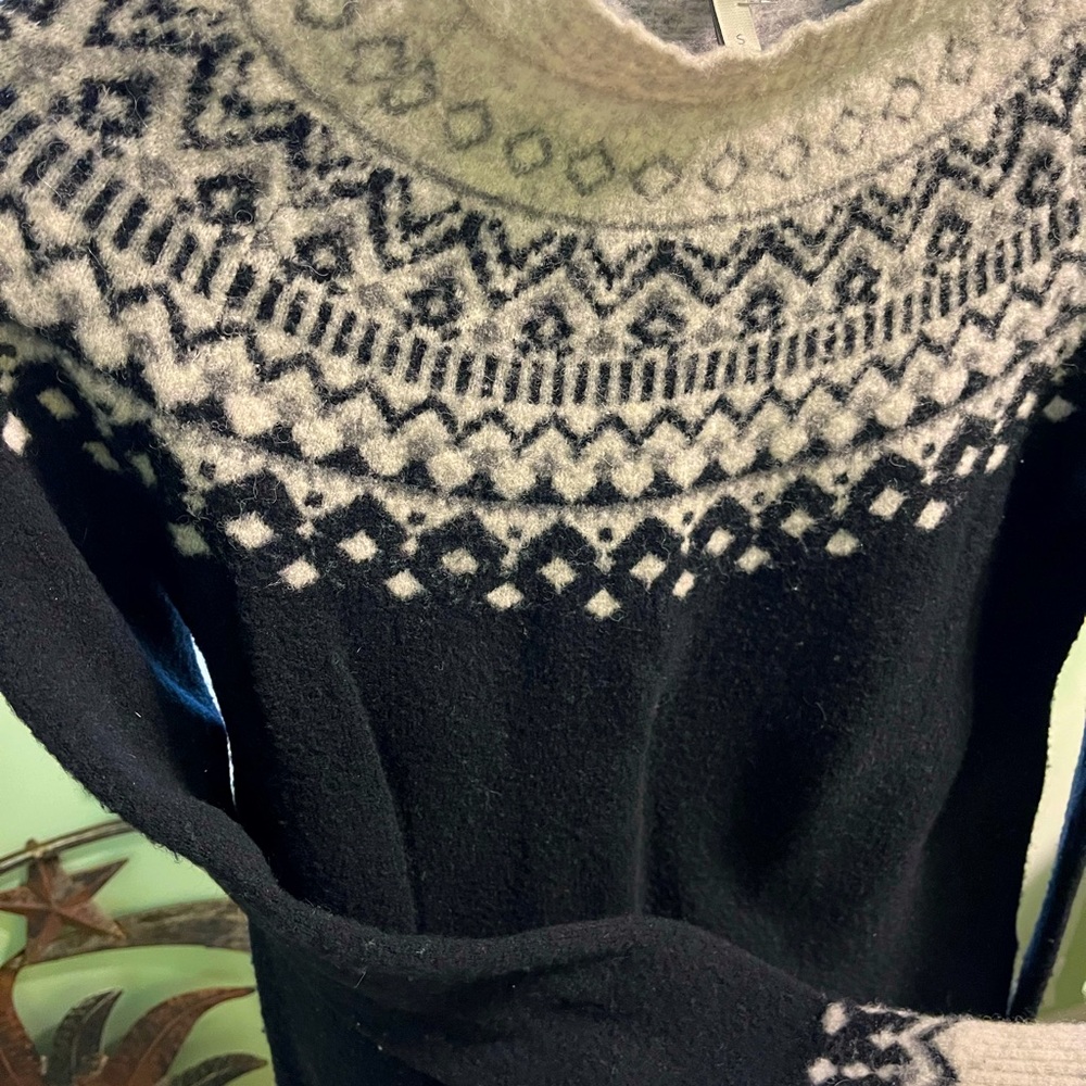 Warm classic sweater- looks great with jeans -